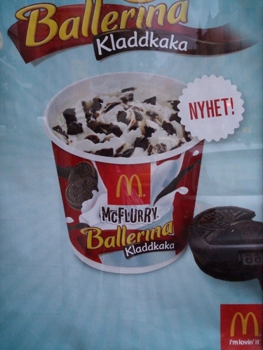 McFlurry au kladdkaka